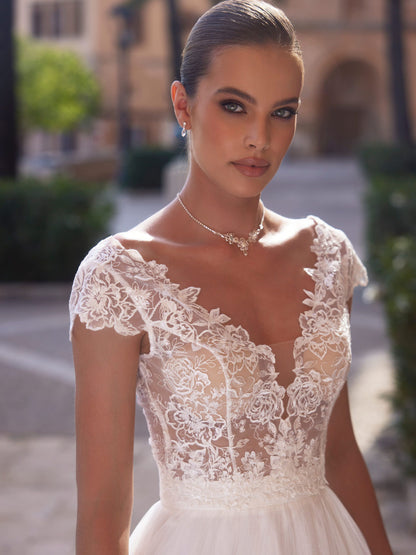 Top de mariée en dentelle de haute qualité