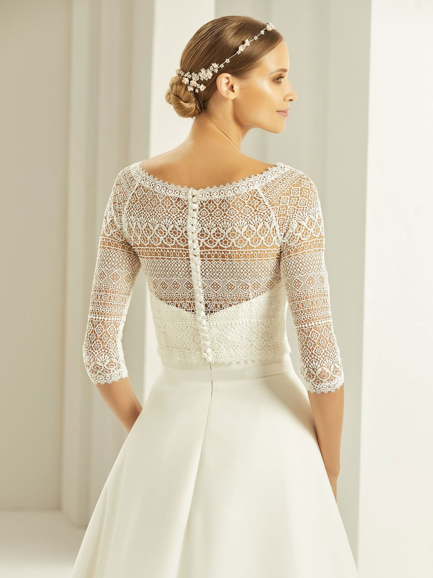 Sur-Top de mariée Bohème dentelle  Boho